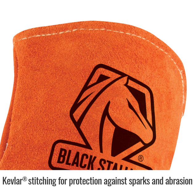 Kevlar® stitching for protection against sparks and abrasion — Black Stallion 110 welding gloves