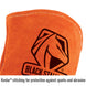 Kevlar® stitching for protection against sparks and abrasion — Black Stallion 110 welding gloves