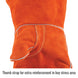 Thumb strap for extra reinforcement in Key stress area — Black Stallion 110 welding gloves