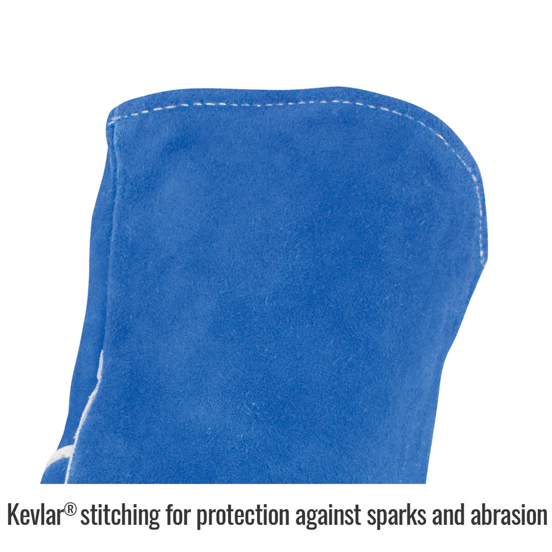 Kevlar® stitching for protection against sparks and abrasion — Black Stallion 113 welding gloves