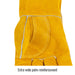Extra wide palm reinforcement — Black Stallion 115 welding gloves