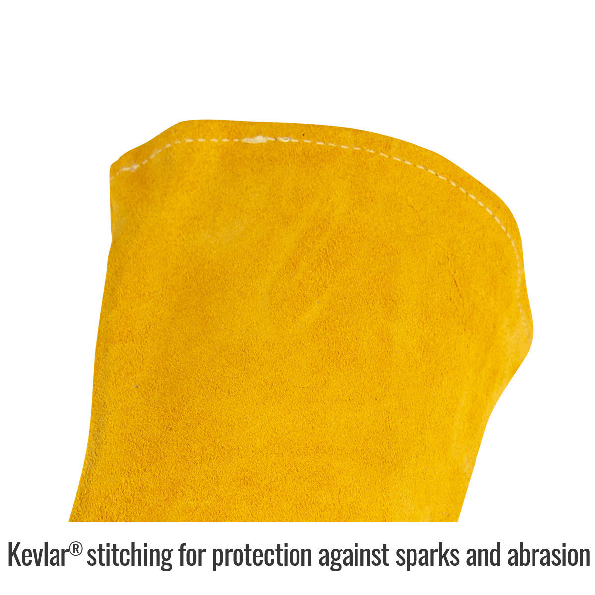 Kevlar® stitching for protection against sparks and abrasion — Black Stallion 115 welding gloves