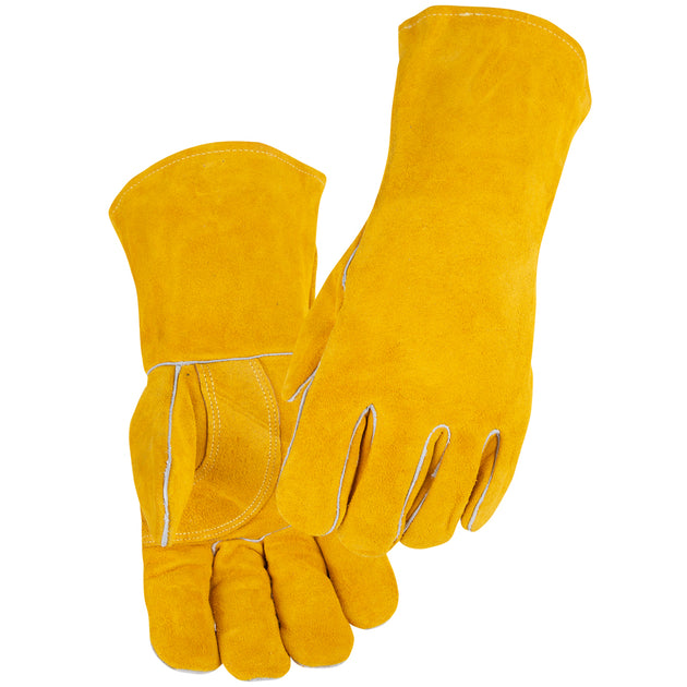 Black Stallion 115 Shoulder Split Cowhide Basic Welding Gloves
