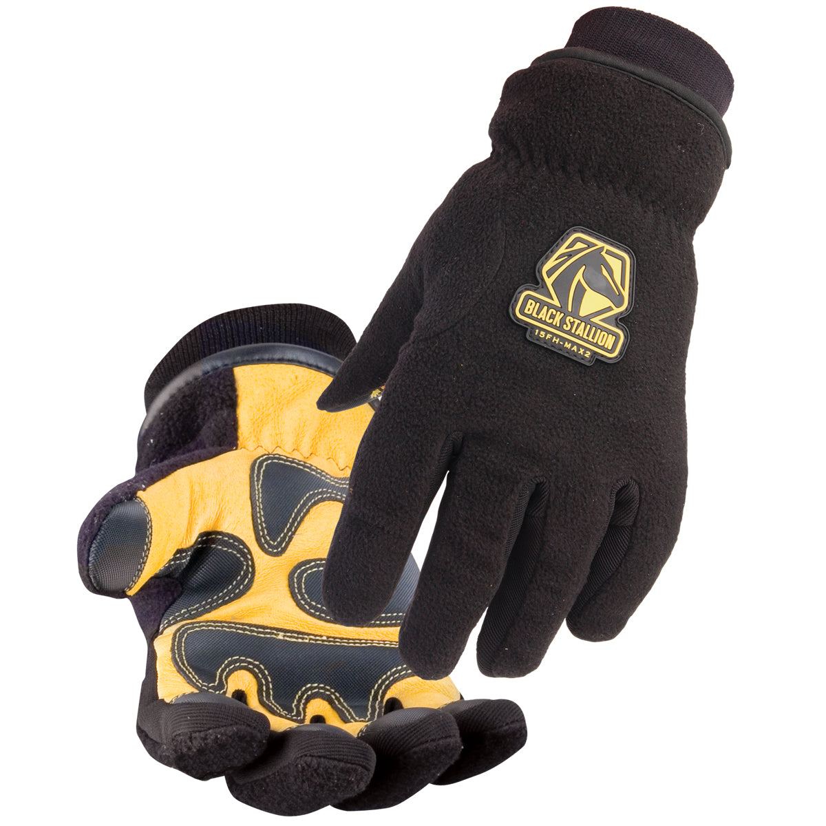 Black Stallion 15FH-MAX2 Toolhandz® Pro Fleece/Grain Pigskin Insulated Waterproof Ergonomic Gloves