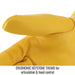 Ergonomic Keystone Thumb for | articulation & hand control — Black Stallion 18 style gloves