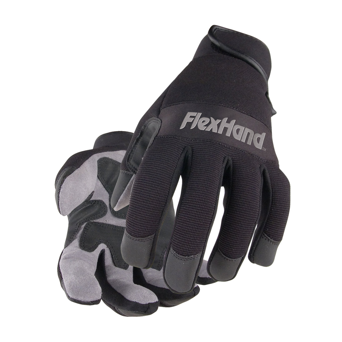 Black Stallion 19FX-BLK Economy Mechanics Glove with reinforced Palm