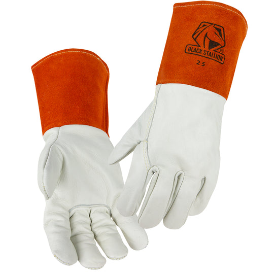Black Stallion 25 Premium Grain Cowhide MIG Glove