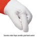 Seamless index finger provides good hand control — Black Stallion 25 mig glove
