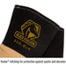 Kevlar® stitching for protection against sparks and abrasion — Black Stallion 25D-BLK welding gloves