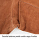 Gusseted underarm provide a wider range of motion — Black Stallion 30WC welding jacket