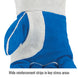 Wide reinforcement strips in Key stress areas — Black Stallion 320 welding gloves
