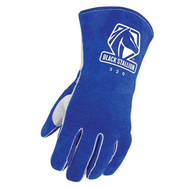 Black Stallion 320LH Side Split Cowhide Left Hand Only High Quality Welding Gloves