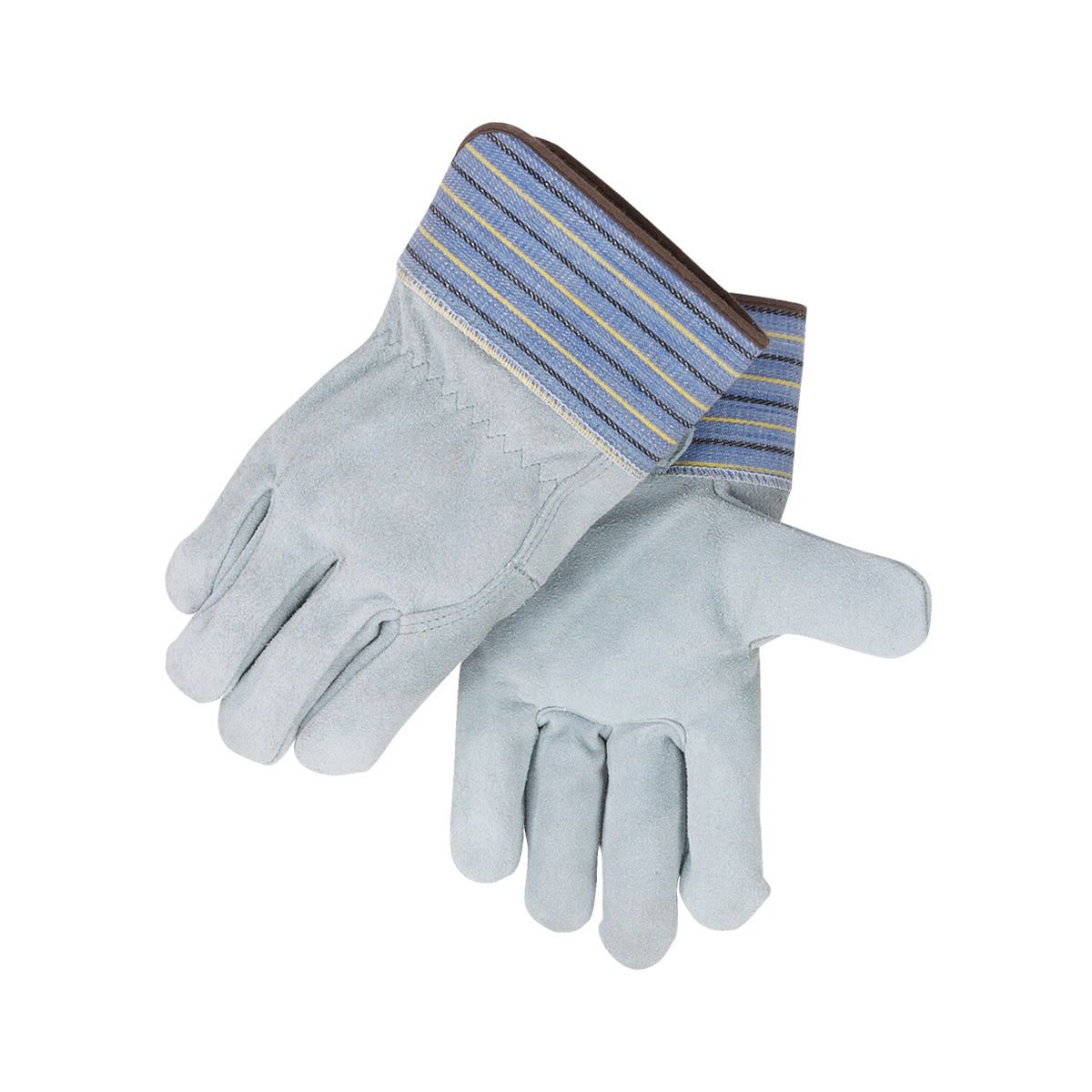 Black Stallion 5FB Premium Shoulder Split Cowhide Work Glove with Full Leather Back, Short Cuff