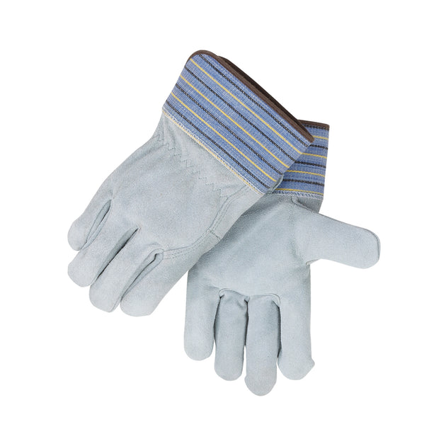 Black Stallion 5FB Premium Shoulder Split Cowhide Work Glove with Full Leather Back, Short Cuff