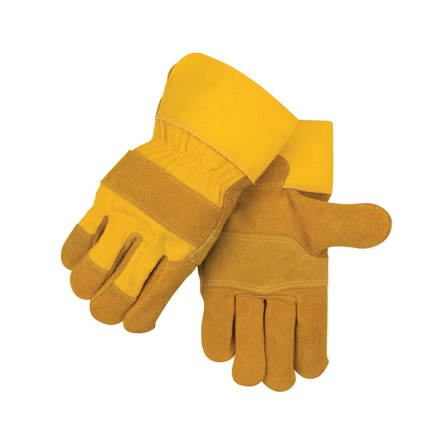 Black Stallion 5Y Side Split Cowhide Work Glove with Patched Palm