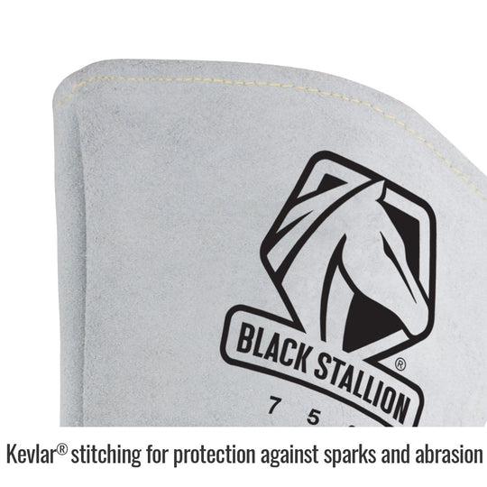 Kevlar® stitching for protection against sparks and abrasion — Black Stallion 750 stick glove