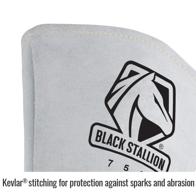Kevlar® stitching for protection against sparks and abrasion — Black Stallion 750 stick glove