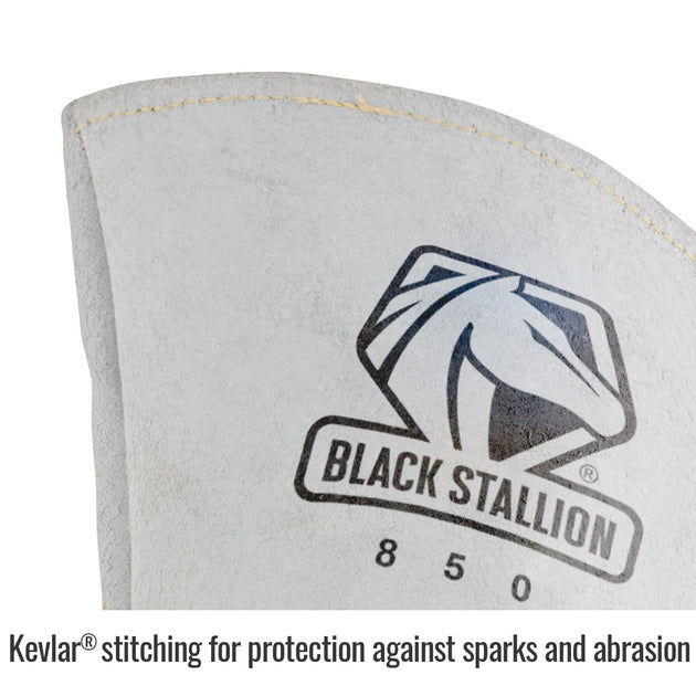 Kevlar™ stitching for protection against sparks and abrasion — Black Stallion 850 stick glove