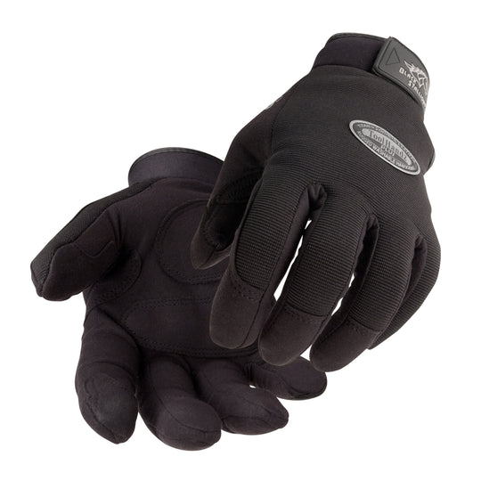 Black Stallion 99PLUS-BLK Toolhandz® Pro Synthetic Reinforced Ergonomic Gloves, Black