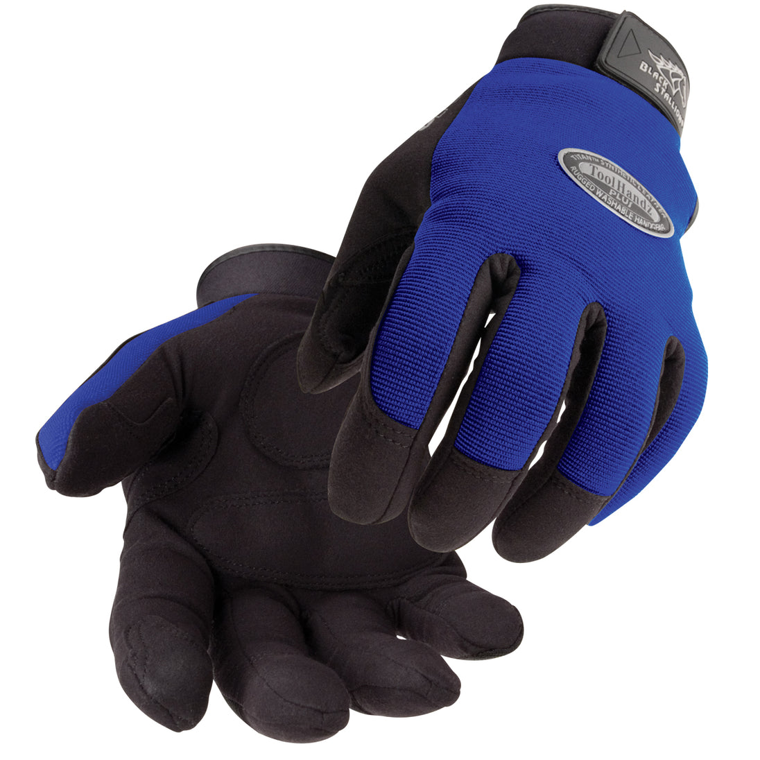 Black Stallion 99PLUS-BLUE Toolhandz® Pro Synthetic Reinforced Ergonomic Gloves, Blue