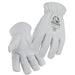 Black Stallion 9GWCR Top Grain Goatskin Elastic Wrist DRIVER'S Style Gloves ANSI Cut A5, Cotton Fleece
