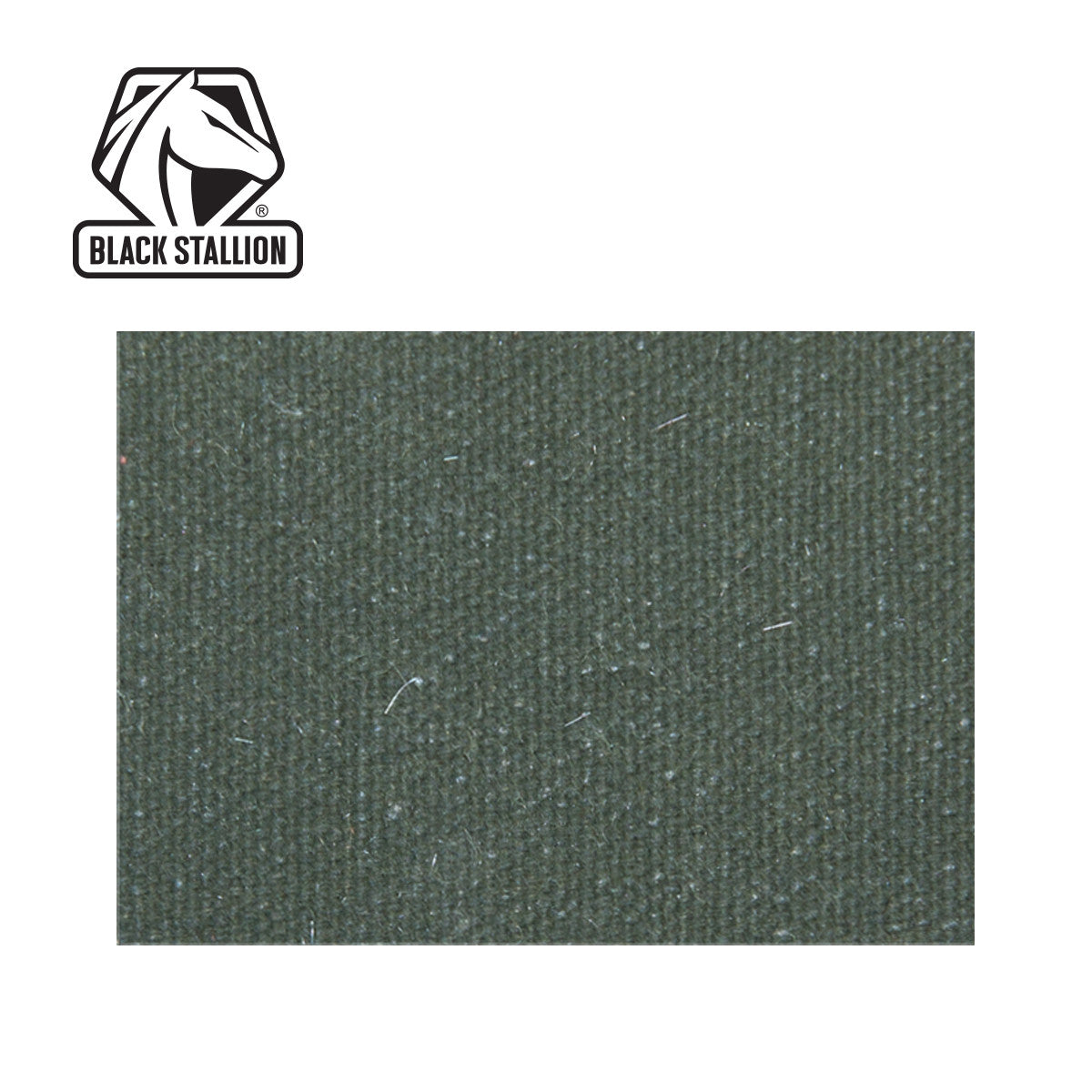 Black Stallion 6X6C1 12 oz 6' x 6' Olive Canvas Duck 1 Panel Welding Screen Only