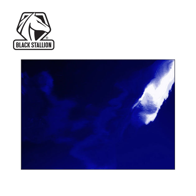 Black Stallion 6X6V1-BLU 14 Mil 6' x 6' Blue Saf-Vu 1 Panel Welding Screen Only