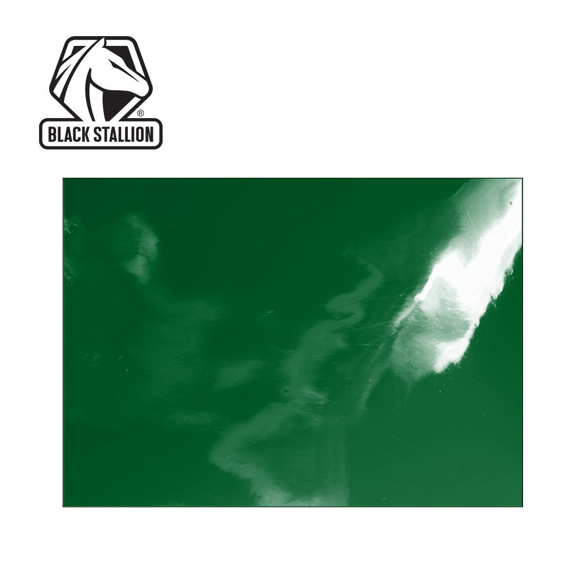 Black Stallion 6X10V1-GRN 14 Mil 6' x 10' Green Saf-Vu 1 Panel Welding Screen Only