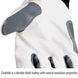 Cowhide is a durable thick leather with natural insulation properties — Black Stallion A61 utility glove