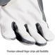 Premium sidewall finger strips add flexibility — Black Stallion A61 utility glove