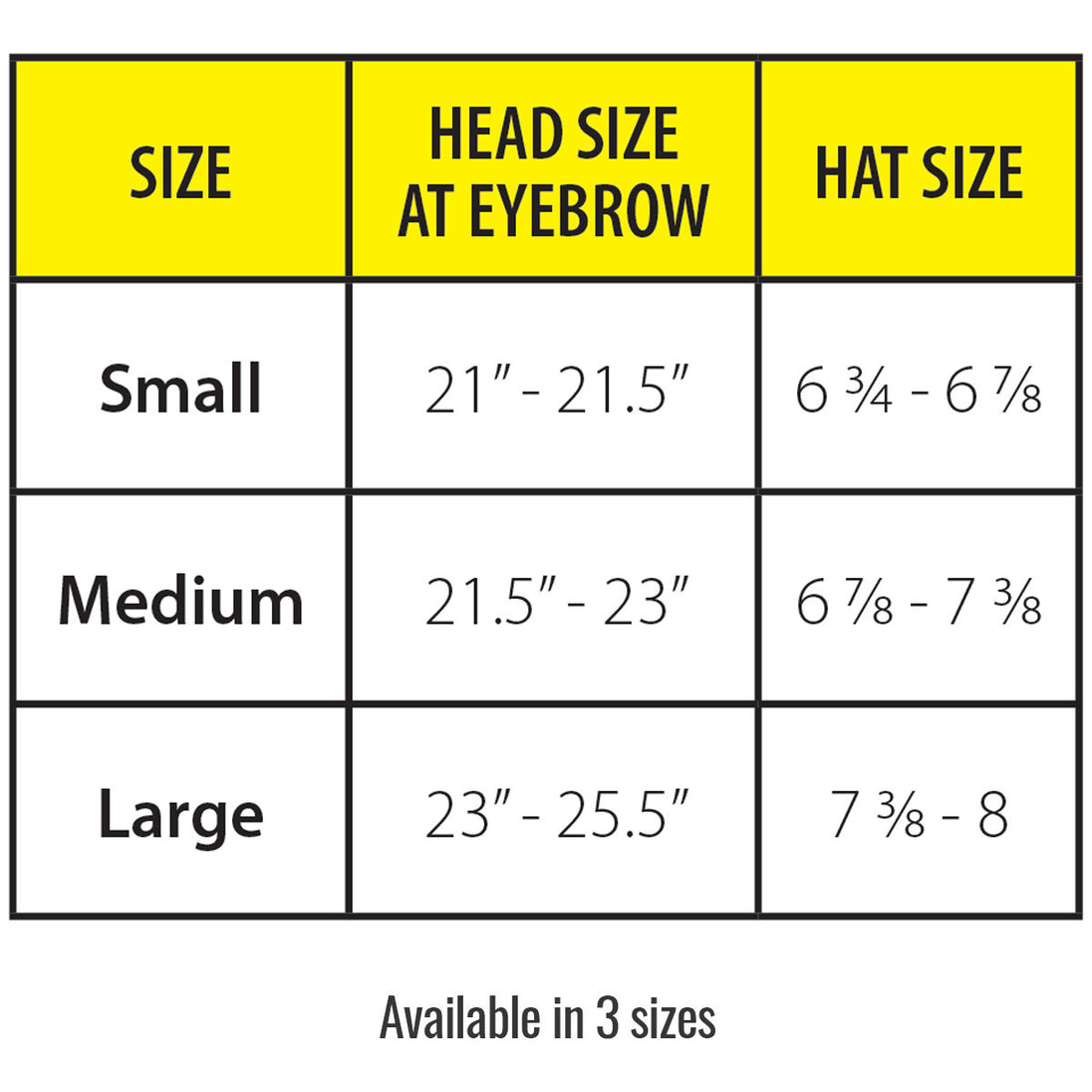 Available in 3 sizes — Black Stallion AH1630-GS welding cap