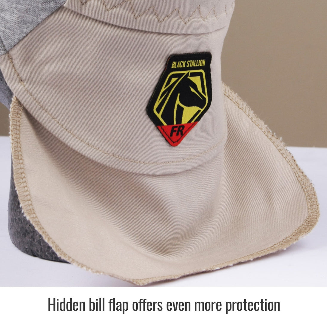 Detail view 3 of the Black Stallion AH1630-GS welding cap