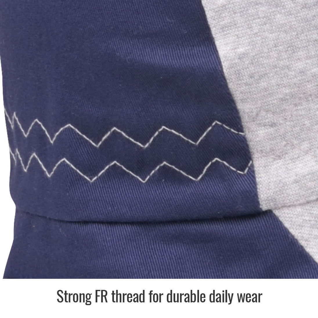 Strong FR thread for durable daily wear — Black Stallion AH1630-NG welding cap
