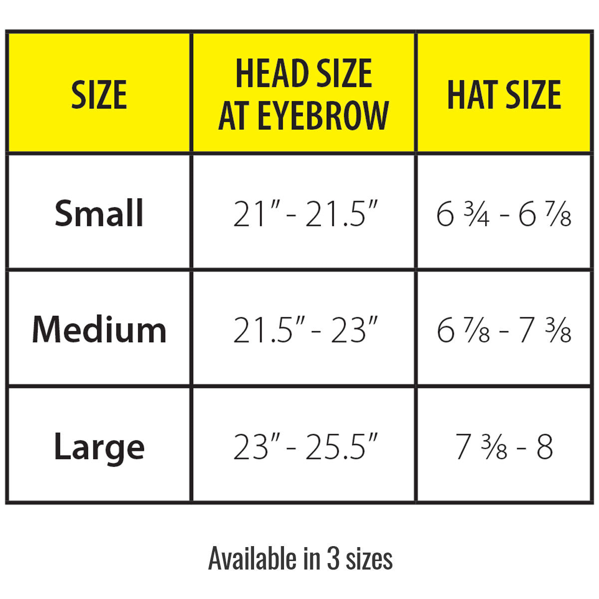 Available in 3 sizes — Black Stallion AH1631-NB welding cap