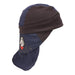 Black Stallion AH1631-NB FR Cotton Welding Cap With Hidden Bill Extension, Navy/Black