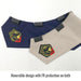 Reversible design with FR protection on both — Black Stallion AH2140-NS helmet bib