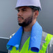 Black Stallion AH7055-BL cooling towel shown in use