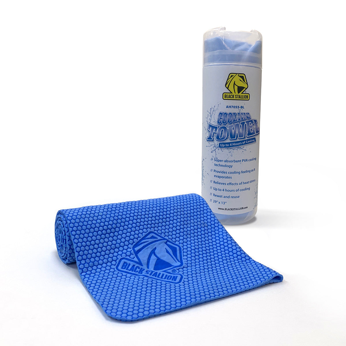 Black Stallion AH7055-BL Cooling Towel
