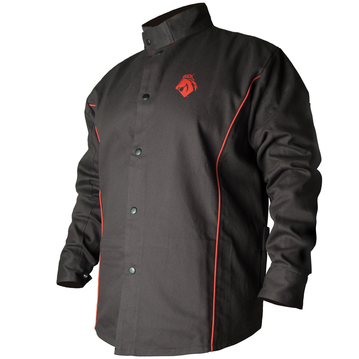 Black Stallion B9C BSX FR Welding Jacket, Black