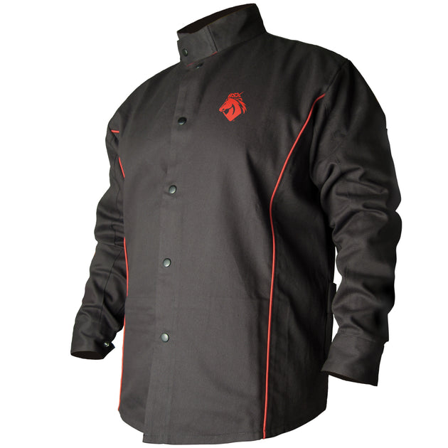 Black Stallion B9C BSX FR Welding Jacket, Black