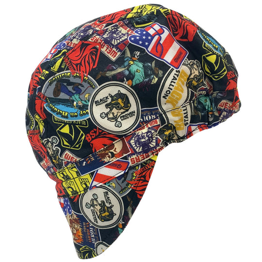 Black Stallion BC5W-SC Sticker Collection Welding Cap