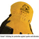 Kevlar® stitching for protection against sparks and abrasion — Black Stallion BM88 mig glove