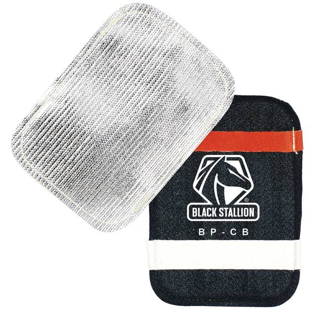 Black Stallion BP-CB Alum. Fiberglass And Carbon Fiber Carbonmax Universal Glove Backpad