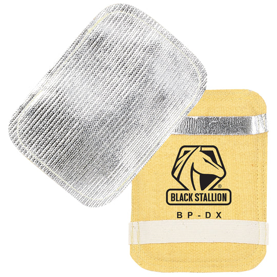 Black Stallion BP-DX 1/2 in. Aluminized Fiberglass, Filled Extra Heavy Duty Glove Backpad