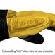 Exclusive DragPatch@® offers extra hot zone protection — Black Stallion BT88 welding gloves