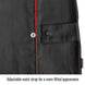 Adjustable waist strap for a more fitted appearance — Black Stallion BX9C welding jacket