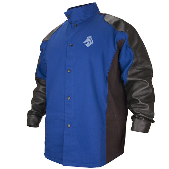 Black Stallion BXRB9C-PS BSX® FR Cotton & Grain Pigskin Hybrid Welding Jacket