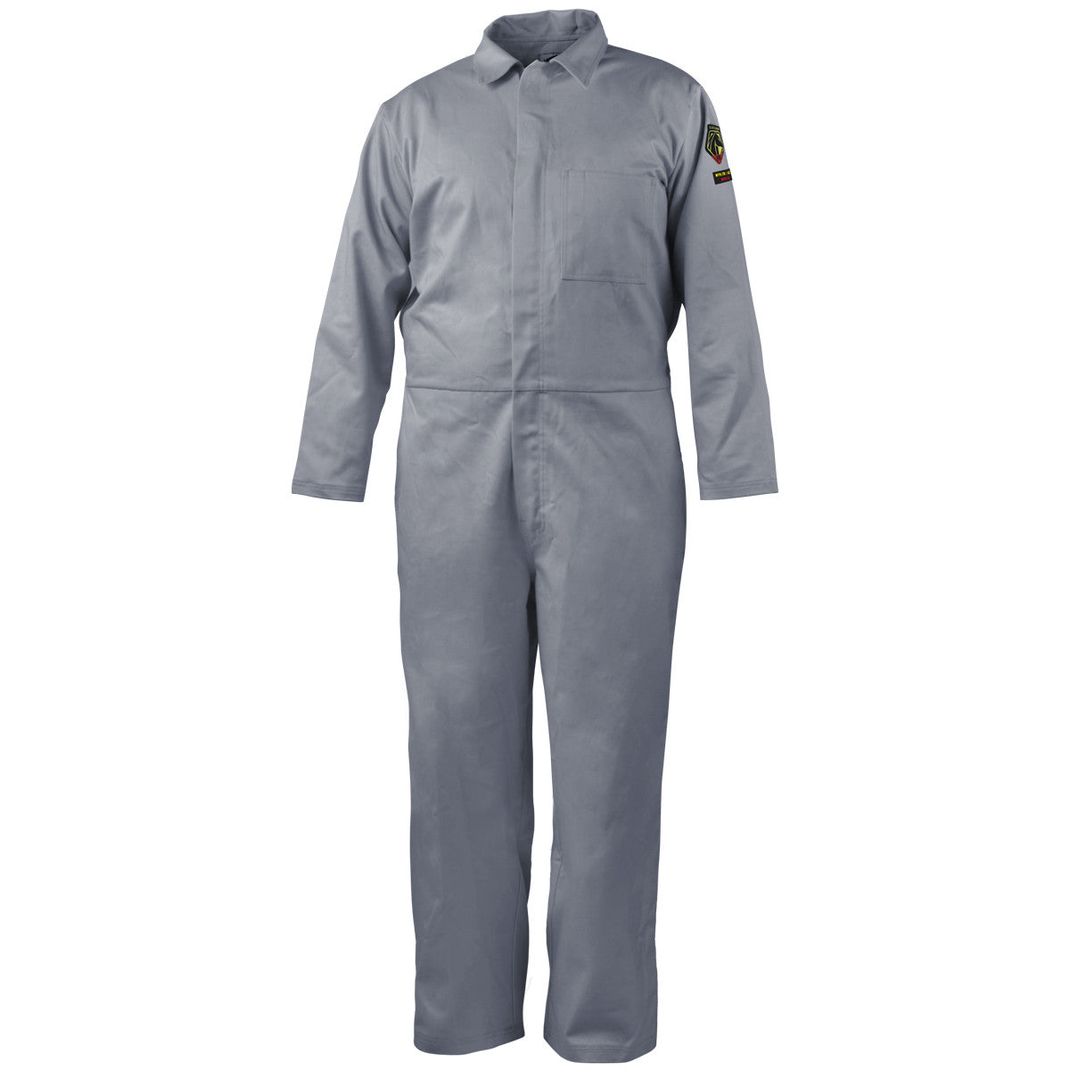 Black Stallion CF2117-GY 7 oz FR Cotton Coveralls (NFPA 2112 / 70E), Gray