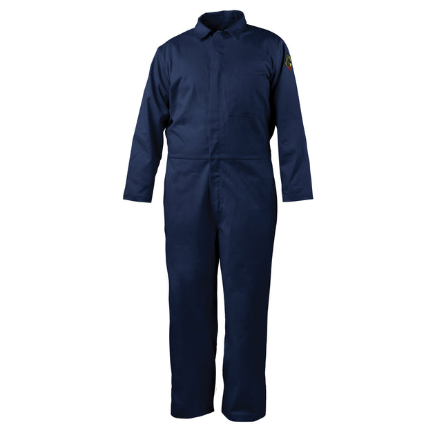 Black Stallion CF2117-NV 7 oz FR Cotton Coveralls (NFPA 2112 / 70E), Navy