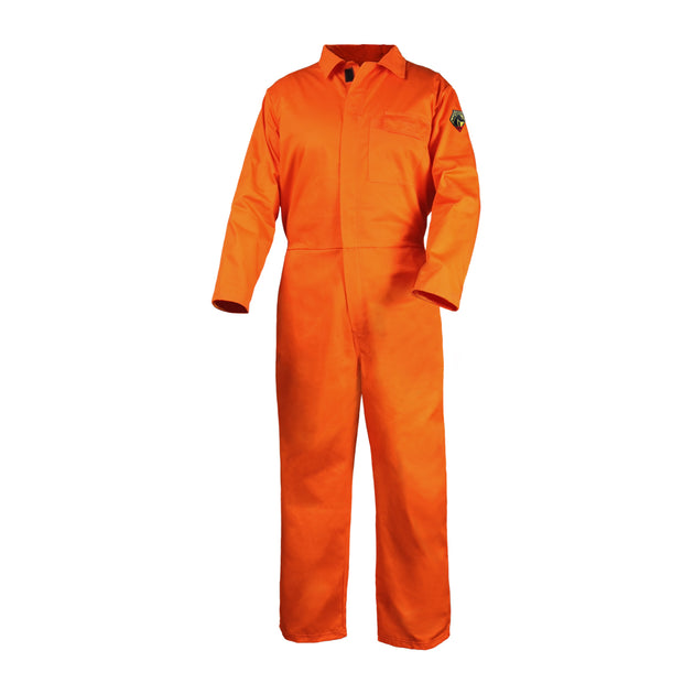 Black Stallion CF2117-OR 7 oz FR Cotton Coveralls (NFPA 2112 / 70E), Orange